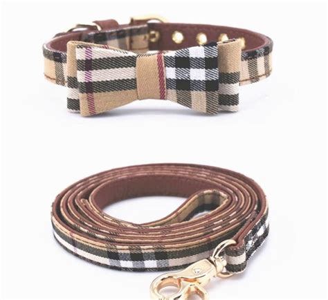 dog collar burberry|burberry dog harness and leash.